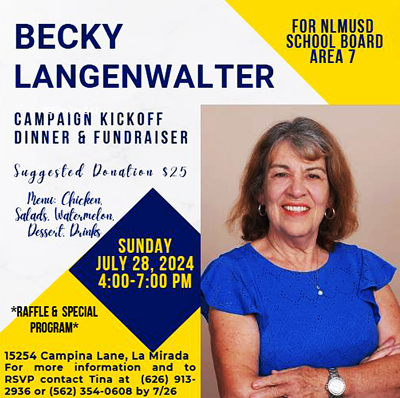Becky Langenwalter Dinner and Fundraiser